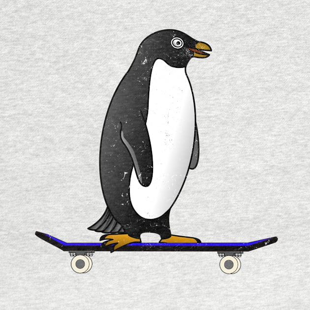 Skateboard Penquin by benhonda2